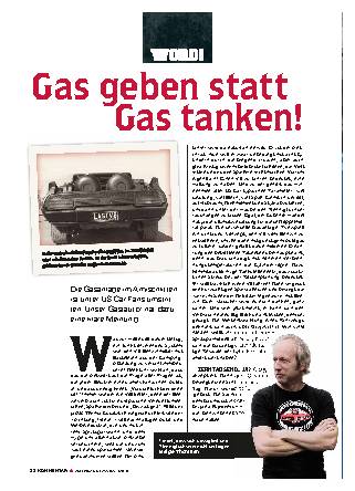 Gasanlage im Amischlitten