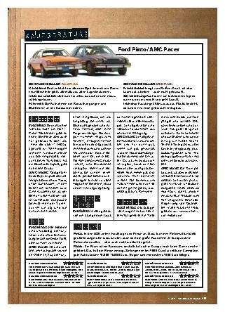 AMC Pacer vs. Ford Pinto