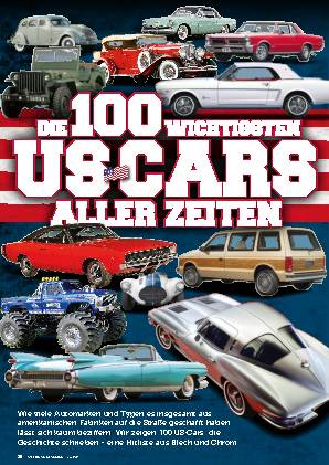 Die 100 wichtigsten US Cars aller Zeiten