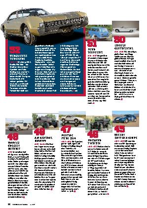 Die 100 wichtigsten US Cars aller Zeiten