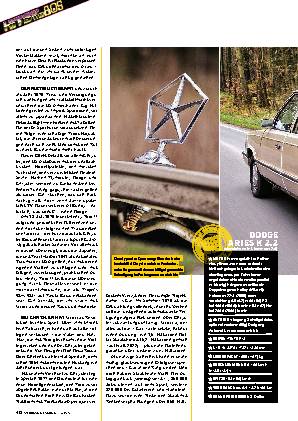 1983 Dodge Aries K.