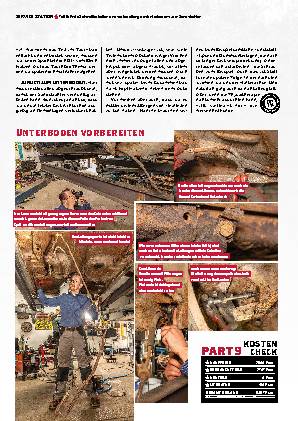 1977er Camaro-Restaurierung Teil 9: Schweißarbeiten, Unterboden zum Sandstrahlen vorbereiten
