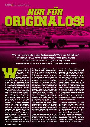 Die zehn schnellsten Muscle Cars