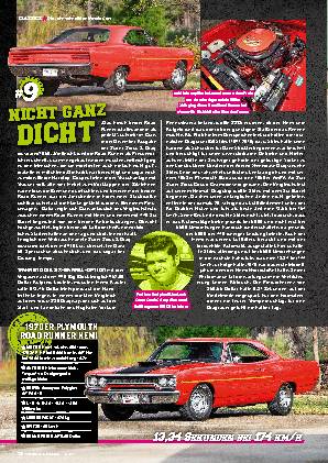 Die zehn schnellsten Muscle Cars
