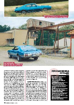 1970er Oldsmobile Cutlass S W-31