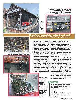 Oldtimerhändler in GB
