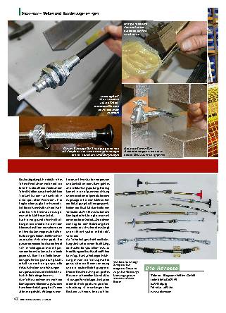 Wellen und Bowdenzüge fertigen