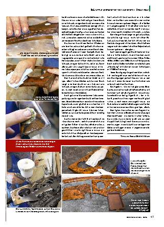 Holzarmaturenbretter restaurieren