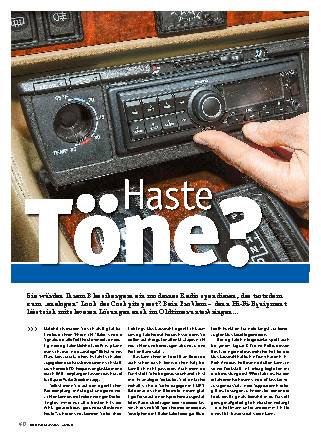 Hi-Fi im Oldtimmer