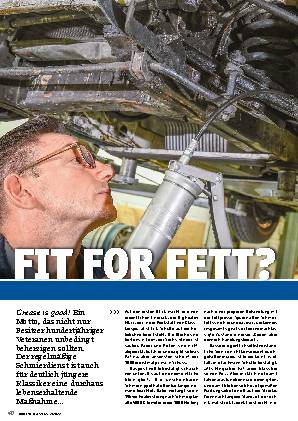 Fetten und Schmieren