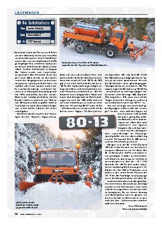 Iveco 80-13 AW als Räumfahrzeug