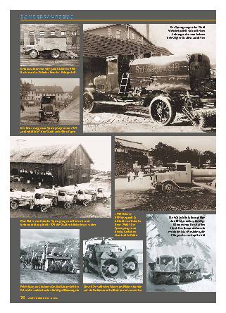 Hist. Straßenreinigungs-/Winterdienst-Fahrzeuge