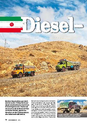 Fernfahrer im Iran