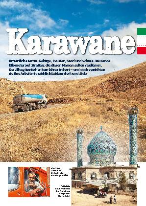 Fernfahrer im Iran