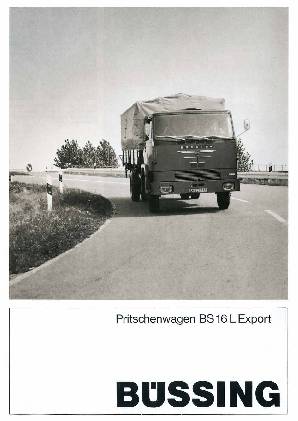 Büssing Pritschenwagen BS 16 L Export
