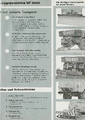 Kramer Allrad Frontlenker-Zugmaschine