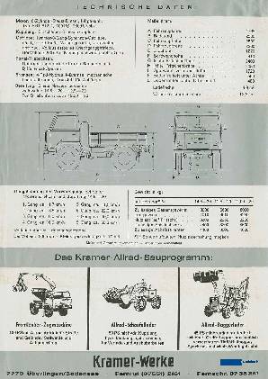Kramer Allrad Frontlenker-Zugmaschine