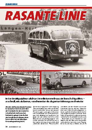 Stromlinienomnibusse der 30er Jahre