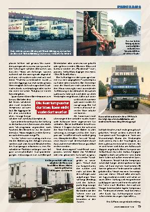 Jürgen Stührenberg erinnert sich: Kühltransporte