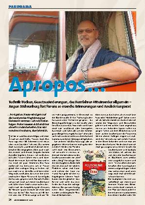 Jürgen Stührenberg erinnert sich: Navigation