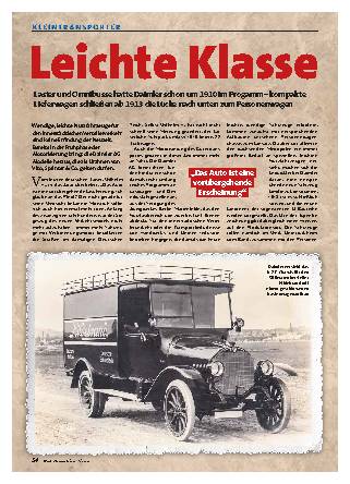 Daimler: kompakte Lieferwagen