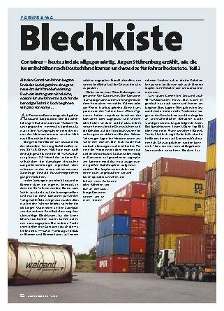 Container-Transport per Lkw, Teil 1