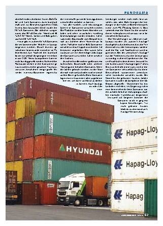 Container-Transport per Lkw, Teil 1