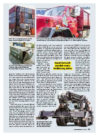 Container-Transport per Lkw, Teil 1