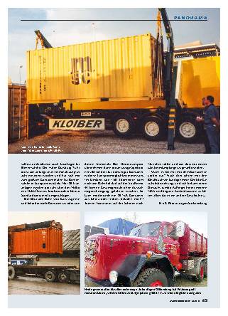 Container-Transport per Lkw, Teil 2
