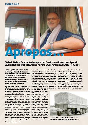 Jürgen Stührenberg erinnert sich: Anhänger