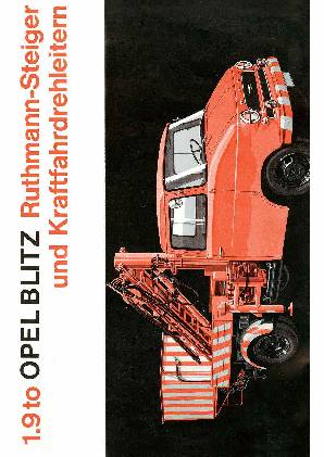 Opel Blitz mit Ruthmann-Steiger und Kraftfahrdrehleitern
