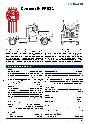 Kenworth W 921