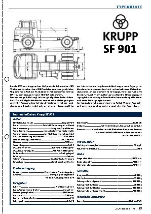Krupp SF 901 mit Kippsattelauflieger