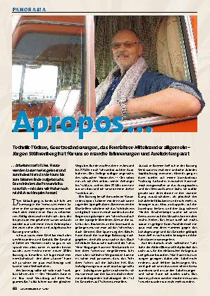 Jürgen Stührenberg erinnert sich: Arbeitsmaterial Lkw