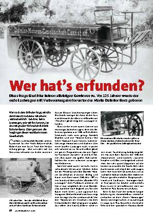 Daimler-Benz-Lastwagen anno 1896
