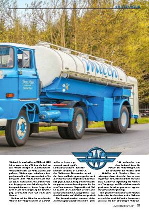 IFA W 50 L/S Milchtank-Sattelzug