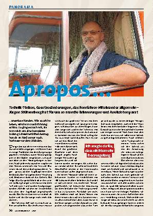 Jürgen Stührenberg erinnert sich: unseriöse Kunden