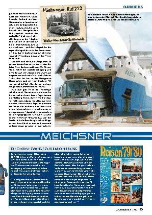 100 Jahre Omnibusbetrieb Meichsner, Schönheide