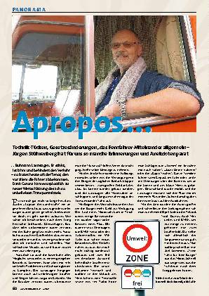 Jürgen Stührenberg erinnert sich: Buhmann Lkw