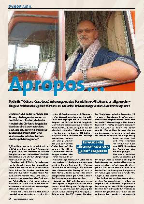 Jürgen Stührenberg erinnert sich: Funkverkehr