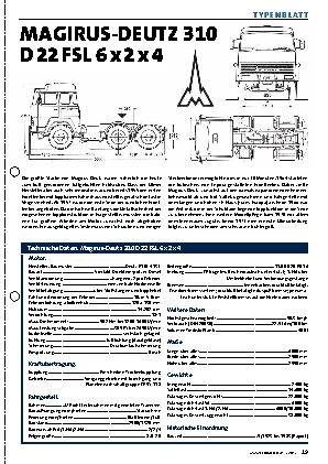 Magirus-Deutz 310 D 22 FSL 6x2x4