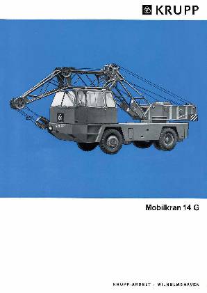 Krupp Mobilkran 14 G