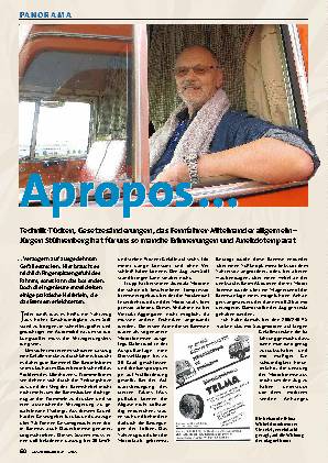Jürgen Stührenberg erinnert sich: Verzögern im Gefälle