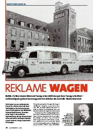 Dr. Oetkers Werbe-Fahrzeuge