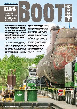 U-Boot-Transport nach Speyer
