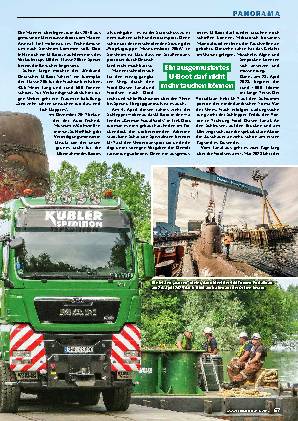 U-Boot-Transport nach Speyer