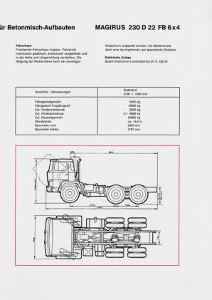 Magirus 230 D 22 FB 6x4