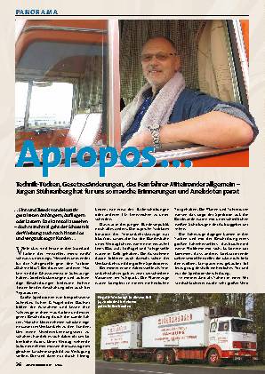 Jürgen Stührenberg erinnert sich: Werbung auf Lkw
