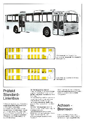 Büssing Präfekt Standard-Linienbus