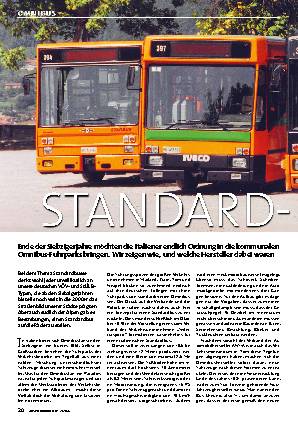 Italienische Standard-Omnibusse